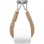 Porte - papier toilette, porte - serviette en corde de chanvre pour salle de bain et cuisine porte - ...