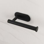 Porte papier toilette, support de papier toilette adhesif, porte papier toilette noir, porte rouleau ...