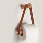 Porte - papier toilette, support papier toilette bois, porte - papier en rouleau r�tro mural, cuisine, ...