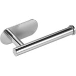 Porte papier toilette, support papier toilette mural, 304 acier inoxydable porte rouleau toilette, sans ...