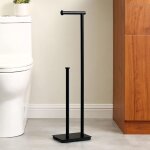 Porte papier toilette sur pied, porte rouleau papier toilette salle de bain avec d�rouleur papier toilette ...