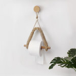 Porte - papier toilette vintage en corde de chanvre pour salle de bain 1pcs 3524. 5cm.