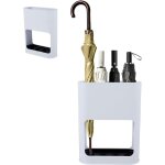 Porte parapluie, bac de récupération amovible porte parapluie design porte parapluie(blanc) Porte parapluie, bac de récupération amovible porte parapluie design porte parapluie(blanc)