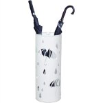 Porte - parapluies moderne seau � parapluie en fer rond avec un 2 crochets d�coration de salon bureau ...