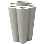 Porte - parapluie rond avec rcipient pour les gouttes moderne blanc mod. lulet