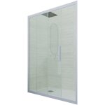 Forte - porte parois de douche coulissante 100 cm bleu vintage niche deco