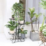 Skecten - porte plante intérieur Étagère plantes fer forgé support pot de fleur balcon pour jardin terrasse ... Skecten - porte plante intérieur Étagère plantes fer forgé support pot de fleur balcon pour jardin terrasse ...