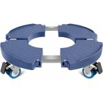 Porte plante a roulettes rotation � 360�, capacit� de 150 kg, plateau roulant r�glable 40 - 58cm, support ...