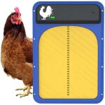 Porte de poulailler automatique � pile, porte poulailler automatique avec capteur de lumi�re, �tanche ...