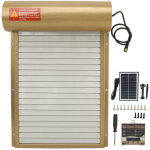 Porte poulailler automatique solaire, accessoire poulailler, avec minuterie, pour �quipement de s�curit� ...