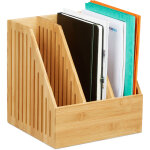 Relaxdays - porte - revues 3 compartiments, trieur documents bambou, bureau format a4 journaux, 30 x ... Relaxdays - porte - revues 3 compartiments, trieur documents bambou, bureau format a4 journaux, 30 x ...