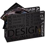 Porte - revues design en mtal laqu noir