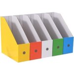 Porte revues dossiers bureau, 5 pi�ces porte revues en carton, porte revues en papier kraft, porte revues, ...