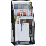 Porte - revues m�tal porte - journaux porte - magazines 4 compartiments salle d'attente hxlxp: 60 x 30 ...