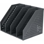 Porte - revues pliable 4 compartiments bo�te de rangement r�glable organiseur de bureau serre - livres ...