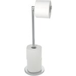 Combin wc 2 en 1 sur pied wenko porte - rouleaux papier toilette et stockeur  rouleaux jusqu' 4 rouleaux, ...