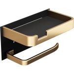 Porte - rouleau de papier toilette avec tagre, support de papier toilette simple, distributeur de rouleau ...
