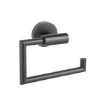 Porte rouleau papier wc mural abby acier noir mat msv Porte rouleau papier wc mural abby acier noir mat msv