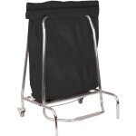 Porte sac poubelle inox 80l - casselin