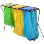 Porte - sacs poubelle pour intrieur et extrieur, support pratique et efficace pour les sacs de recyclage ...