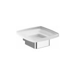 Kiamami valentina - porte - savon de bain fixation murale et coupelle satin�e senator