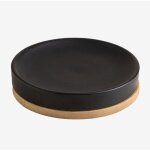 Sklum - porte - savon en cramique et bambou elvan noir