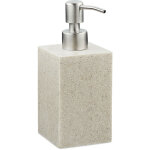 Porte - savon liquide, 300 ml, rechargeable, salle de bain, distributeur shampoing, pompe en inox, carr�, ...