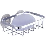 Porte savon mural, porte savon ventouse, ragusa, fixation sans perçage, acier inox, 13x3, 5x10, 5 cm, ... Porte savon mural, porte savon ventouse, ragusa, fixation sans perçage, acier inox, 13x3, 5x10, 5 cm, ...