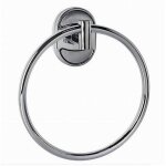 Porte - serviettes anneau cercle moderne montage mural salle de bain ovale 52015