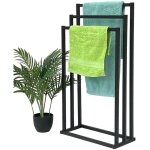 Dandibo - porte - serviettes debout noir métal mat kw449 porte - serviettes à 3 branches avec 3 barres ... Dandibo - porte - serviettes debout noir métal mat kw449 porte - serviettes à 3 branches avec 3 barres ...
