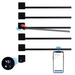 Porte - serviettes Électrique intelligent wifi sèche - serviettes Électrique avec minuterie 45?60°c, ... Porte - serviettes Électrique intelligent wifi sèche - serviettes Électrique avec minuterie 45?60°c, ...