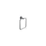 Porte serviette museo anneau carre chrome - cristina ondyna ca21351