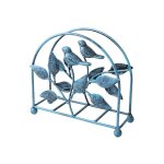 Ensoleille - porte - serviettes nordique en fer forg, porte - serviettes oiseau debout, pour table, ...