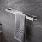 Porte - serviettes de salle de bain porte - serviettes auto - adhsif 40 cm porte - serviettes en acier ...