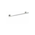 Wenko - porte serviette salle de bain mural, barre porte serviettes uno bosio shine, acier inox, 60x5, ...