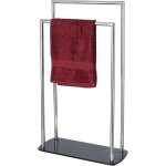 Porte serviettes sur pied pour salle de bain ravina wenko s�che serviettes 2 niveaux, portant acier inoxydable ...
