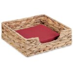 Porte - serviette de table, eichhornia, serviettes de 20x20 cm, design tress�, range - serviette, carr�, ...