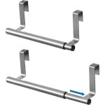 Porte - serviettes porte - torchons suspendu aux portes des placards, schoir 1 barre extensible en inox, ...