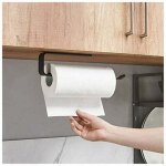 Porte sopalin, porte rouleau papier cuisine, porte essuie tout de cuisine sous l'armoire, support essuie ...