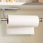 Porte sopalin, support essuie tout mural ou auto - adh�sif, porte rouleau papier cuisine acier inoxydable. ...