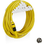 Porte tuyau arrosage support tuyau arrosage fonte fer motifs roses hxlxp: 13 x 27 x 15 cm, blanc - relaxdays ...