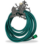 Porte tuyau chouette support pour tuyau jardin mural enrouleur nostalgique fonte hxlxp: 23 x 24 x 15 ...