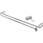 Porte - verres pour meubles � 1 rang�e, longueur 410mm, acier, chrom� - emuca