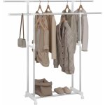 Porte - vtements  double tringle extensible, portant  vtement en mtal, penderie rglable, (75, 5?151, ...