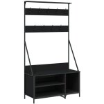 Porte - vtements et rangement des chaussures noir 100x41x184 cm vidaxl