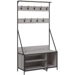 Porte - vtements et rangement des chaussures sonoma gris vidaxl