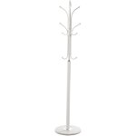 Fijalo - portemanteau sur pied en m�tal blanc avec socle en marbre �36x175 cm