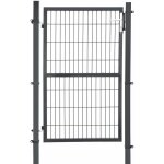 Songmics portillon en acier galvanis�, portail de cl�ture, porte de jardin, robuste et durable, avec ...