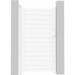Habitat et jardin - portillon aluminium 'eric' - 101. 2 x 180. 9 cm - blanc Habitat et jardin - portillon aluminium 'eric' - 101. 2 x 180. 9 cm - blanc