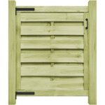 Maison chic - portillon de clôture porte portillon portail de jardin bois de pin imprégné 100 x 100 cm ... Maison chic - portillon de clôture porte portillon portail de jardin bois de pin imprégné 100 x 100 cm ...